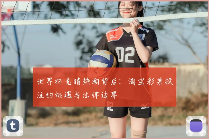 世界杯竞猜热潮背后：淘宝彩票投注的机遇与法律边界